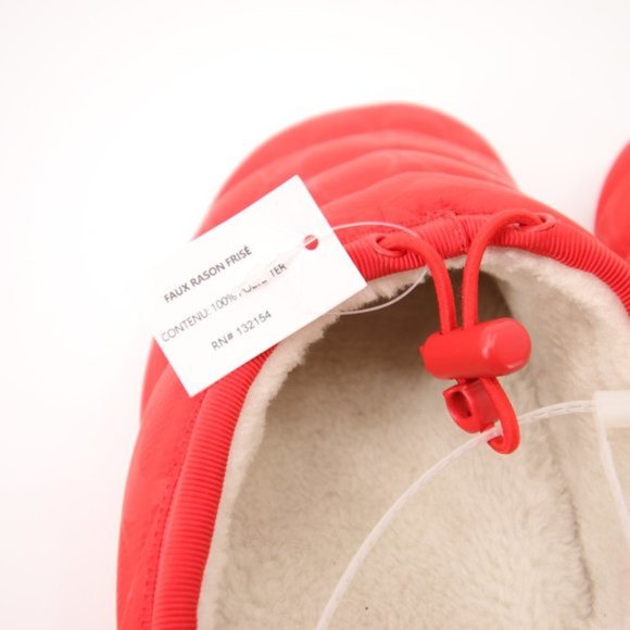 NWT Coach Rachelle Slippers Red Puffer Slip On Multiple Sizes Available - Picture 6 of 12
